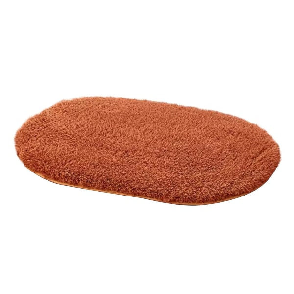 Lammullsmatta Oval Absorberande Sovrum Badrum Sovrum Sängfilt Brun