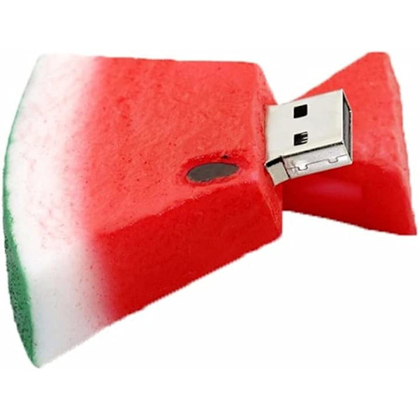 Frukter Modell USB -enhet 128GB Cartoon Watermelon USB Flash
