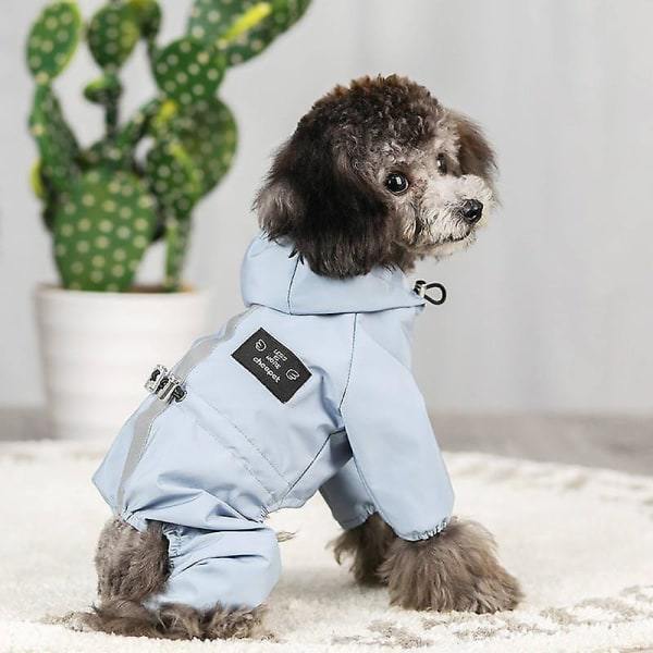 Hundkläder Vattentät Mesh Regnjacka för hund som andas (M storlek)