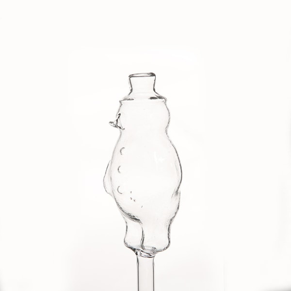 Bear Lazy Watering Device Hemtillbehör Transparent Glas Fl