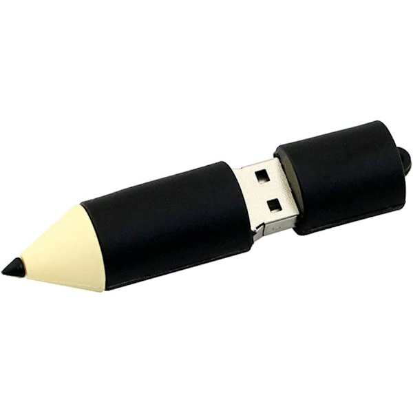 64GB USB 2.0 Flash Drive Söt pennform, svart