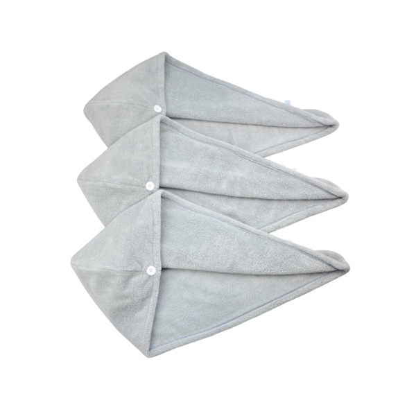 Mjuk cap för kvinnor (grå 3-pack)