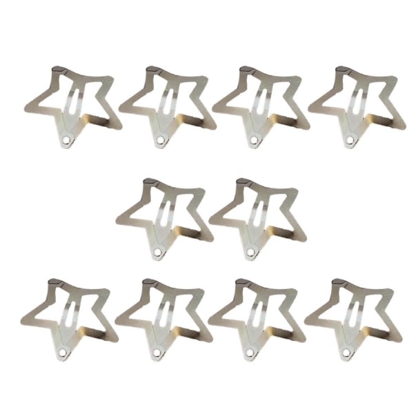 10:a Y2K Spicy Girls Star Hair Clip Ins Metallic Sweet Cool Cli