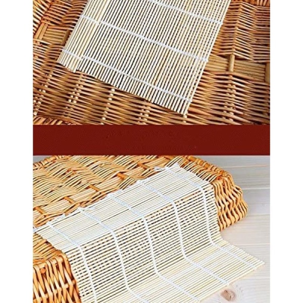 Bambu sushi rullmatta - för att göra sushi mattor - bambu matta - bambu sushi matta