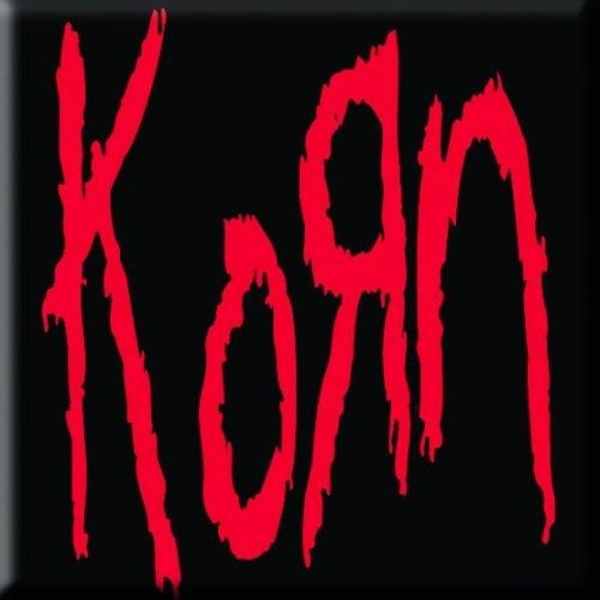 Korn Logotyp Kylskåpsmagnet One Size Svart/Röd Svart/Röd One Size