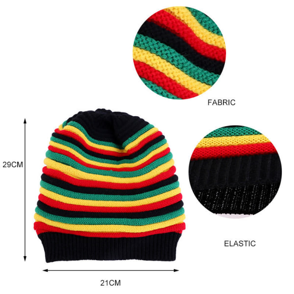 Dammössa Vinterhatt - Slouchy Oversized Cable Knit Hat