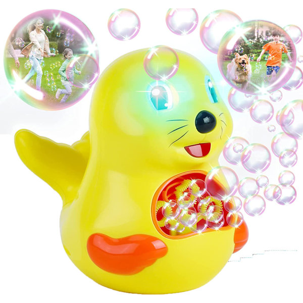 Söt Sea Lion Bubble Machine Gun för Lawn Party[Gul]