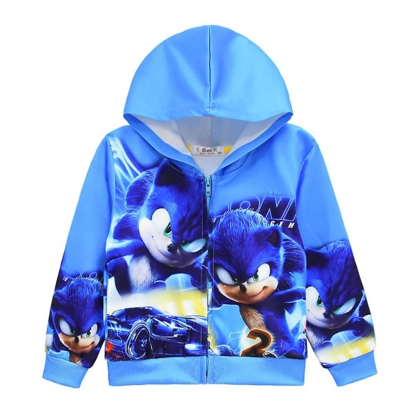 Sonic Kids Pojkar Långärmad Casual Hoodies Kappa 9-10År