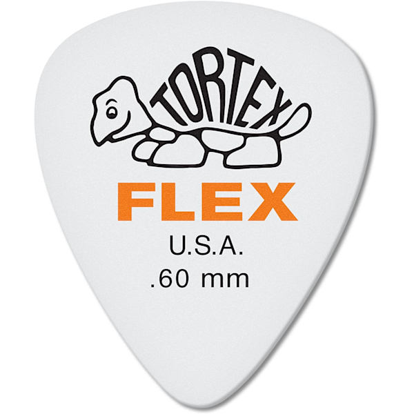 Standard .60 mm Orange Guitar Pick-12-pack