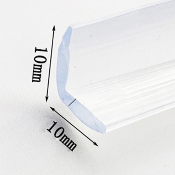 Mjuk Anti-kollision Bord Side Baby Transparent Silikon Strip 2m