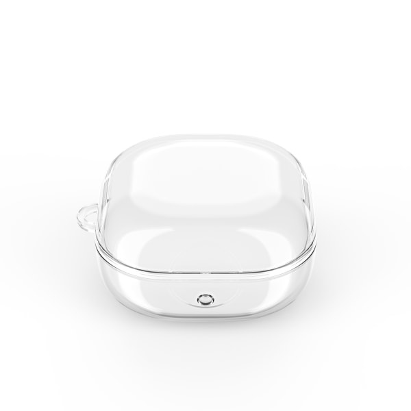 Pink Galaxy _Buds2 Pro/Samsung Galaxy _Buds 2/Galaxy _Buds Pro/Galaxy _Buds Live- case [Anti-gulning] Transparent skyddande hårt case