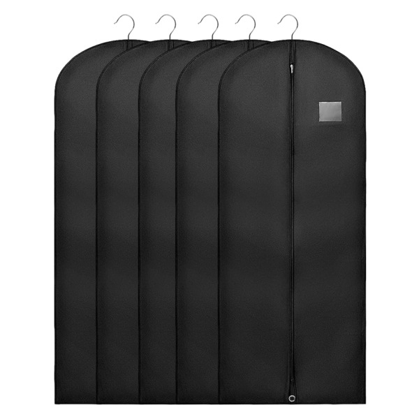 Non-woven cover 5-delat cover set-stor storlek 60*120cm, cover hängpåse svart