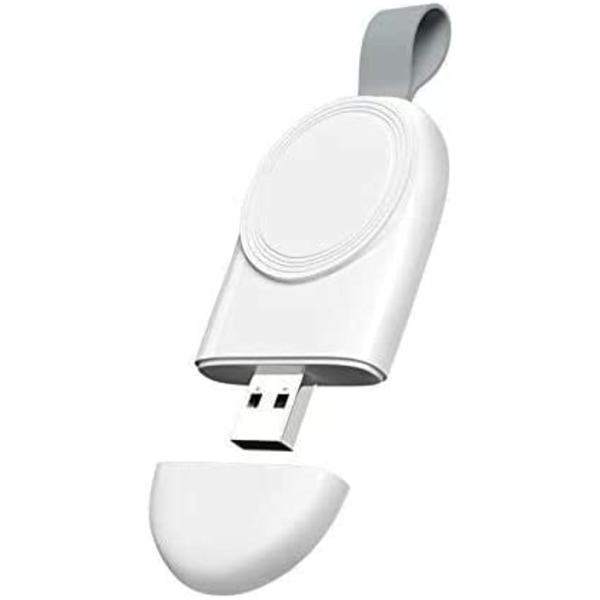 2st laddare för Apple Watch, USB magnetisk laddning, vit