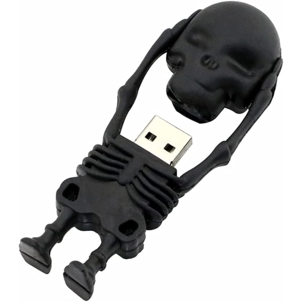 16GB Black Skull Model Memory Stick USB 2.0 Disk