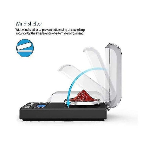 Digital Milligram Skala 50 X 0,001g - Med Mini Lcd Display