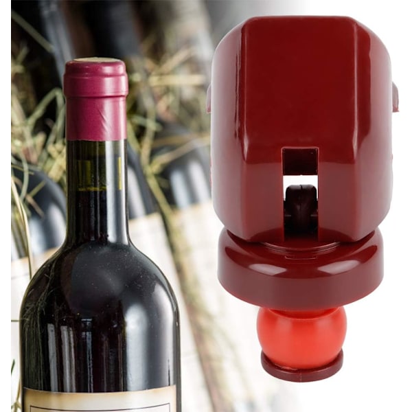 Bouchon de bouteille de vin, bouchon de bouteille de champagne de vin 5st(rouge)