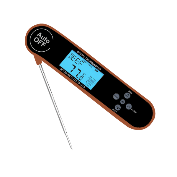 Omedelbar avläsning av kötttermometer, digital mattermometer