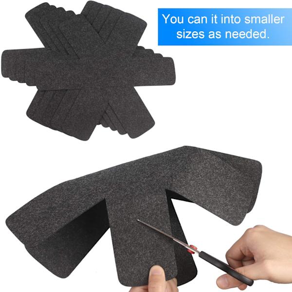 Set med 5 pannskydd av filt 38 cm, lämplig för kastruller, kastruller och skålar
