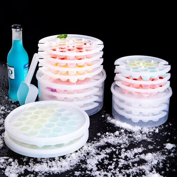 Ice Cube bricka Kreativ formad form Frozen förvaring för choklad kalla drycker Circle and Creative NO.18 1.1L51 galler
