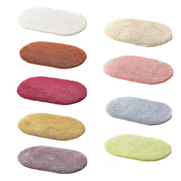 Lammullsmatta Oval Absorberande Sovrum Badrum Sovrum Sängfilt Brun