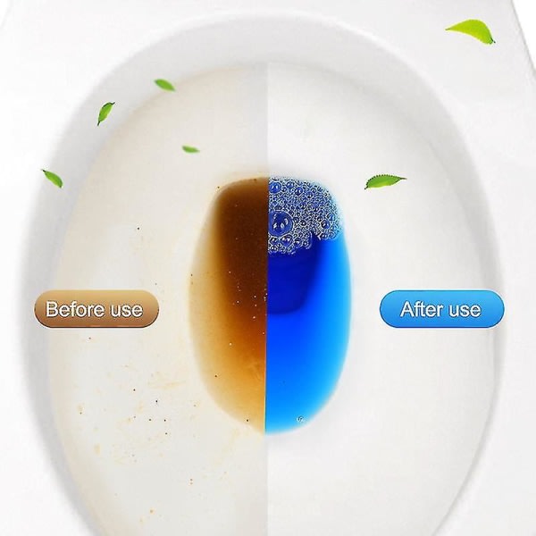 Toalettrengöring Automatisk spolhjälp Blue Bubble Cleaner Deodoriserar för badrum