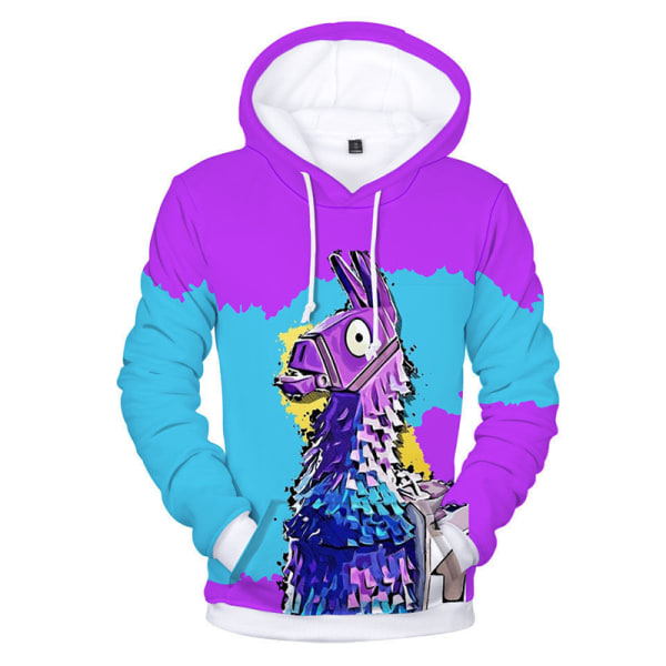 Hoodies Fancy Vuxen Sweater-shirt Printed Topp Alpaca 2XL