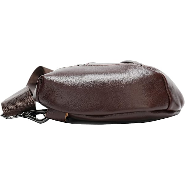 Axelremsväska i läder Crossbody Herr Dam Resor Utomhussporter, Ryggsäck