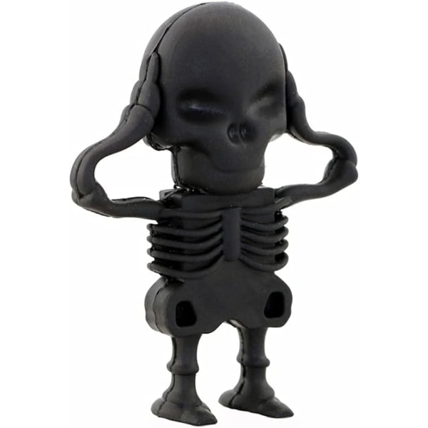 16GB Black Skull Model Memory Stick USB 2.0 Disk