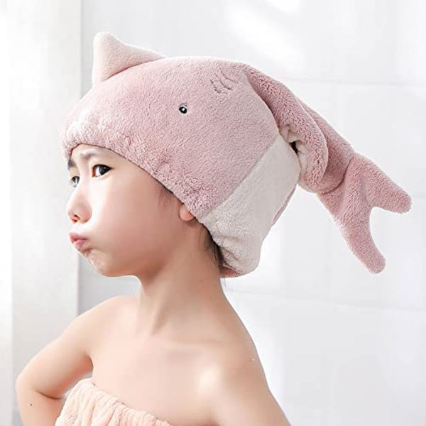 Söt tecknad absorberande snabbtorkande set, rosa