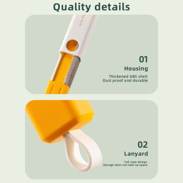 Portable Hair Remover Manuell Clothing Lunt Remover Återanvändbar Fuzz-rakborste Hushållsredskap green