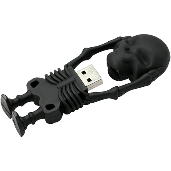 16GB Black Skull Model Memory Stick USB 2.0 Disk