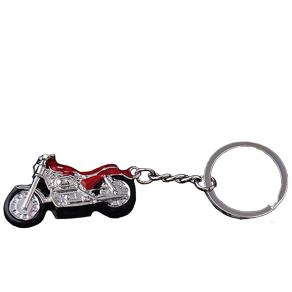 Motorcykel nyckelring Röd
