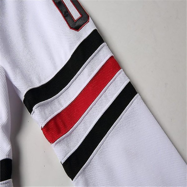 Doumi White Embroidery Hockey Jersey Baseball Jersey nummer 00 M