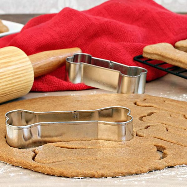 Dog Bone Cookie Cutter Set, rostfritt stål, 3-delat