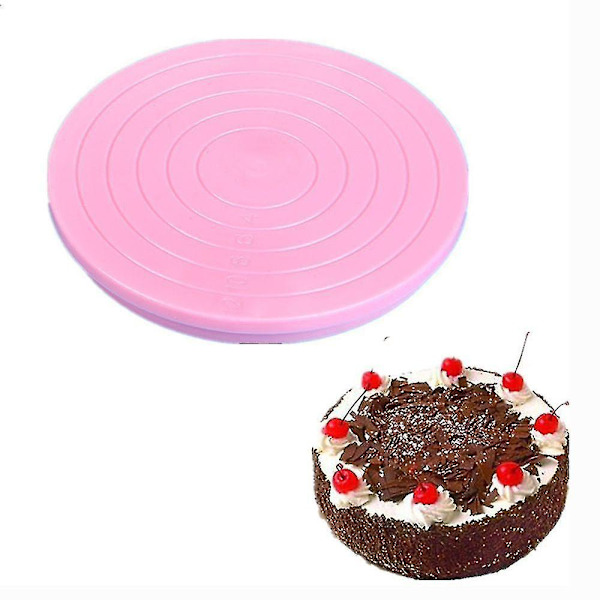 Mini Cake Tallrik Roterande Plattform Vridbord Rund Roterande