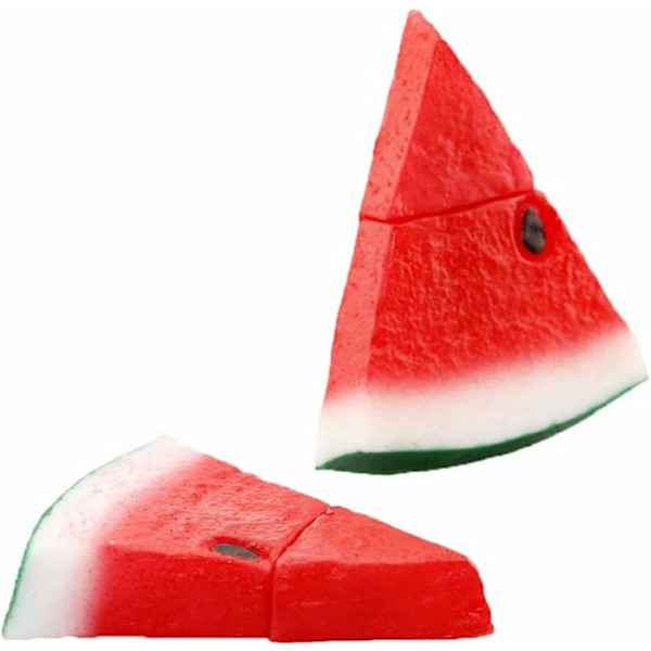 Frukter Modell USB -enhet 128GB Cartoon Watermelon USB Flash