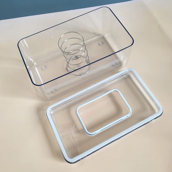 Transparent Mask Tissue Dispenser Box Vävnadshållare Large