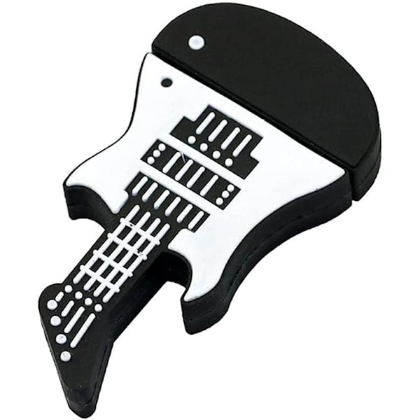 32GB USB 2.0 Flash Drive Tecknad Musik Gitarr Violin Form