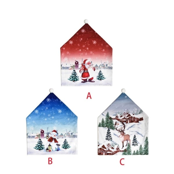 Julstolsöverdrag jultomtehatt C C C