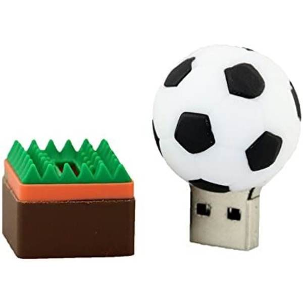 USB 2.0 16GB Cartoon Sport Ball Fotboll Shape USB