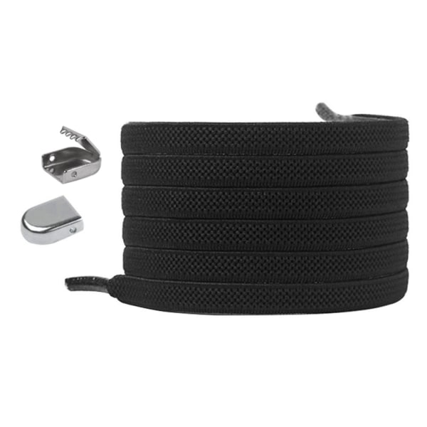 1 par Elastiskt skosnöre Press Spänne Gummiband Lazy Shoestring No.9