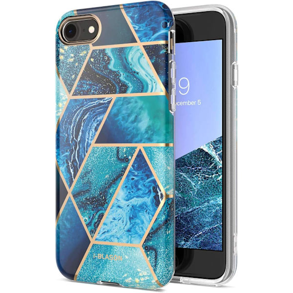 iPhone SE/iPhone 7/8 Smal Snyggt case Blå