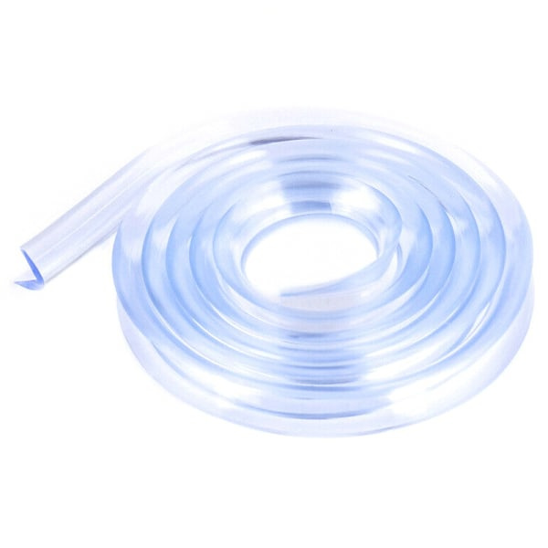 Mjuk Anti-kollision Bord Side Baby Transparent Silikon Strip 2m