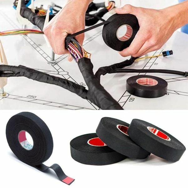 Värmebeständig tygtejp för billedningar Elektrisk värmetejp 1 stycke (längd: 15 m, bredd: 19 mm)