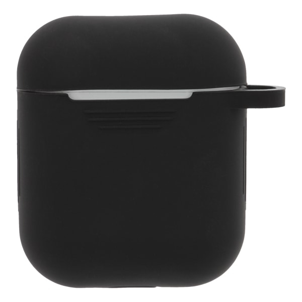 Silikonskal för AirPods, mjuk, nyckelringshål, greppvänlig