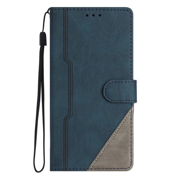 Kompatibel med Sony Xperia 1 V case Pu cover med praktisk stativfunktion Blå