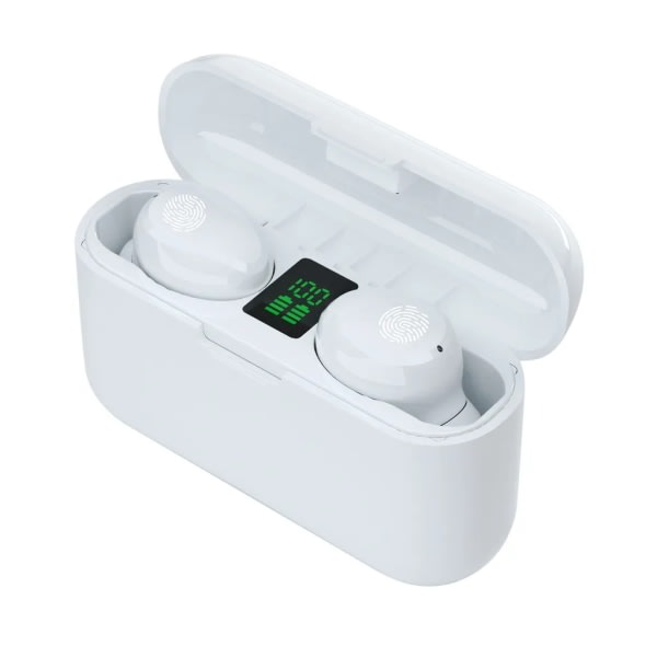 F9-13 Vattentät brusreducerande Tws Bluetooth 5.1-hörlurar Binaural In-Ear Wireless Touch-hörlurar utomhus inomhus A