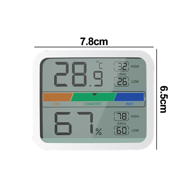 Inomhustermometer, digital temperatur