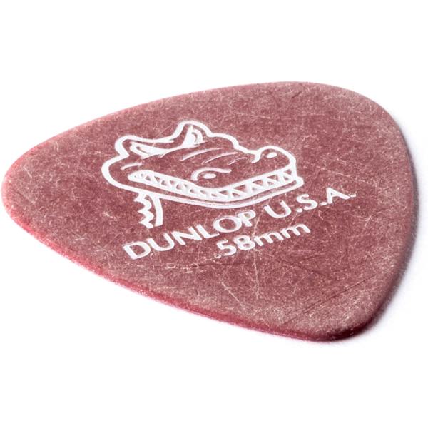 12-pack Standard ,58 mm röda gitarrplockar