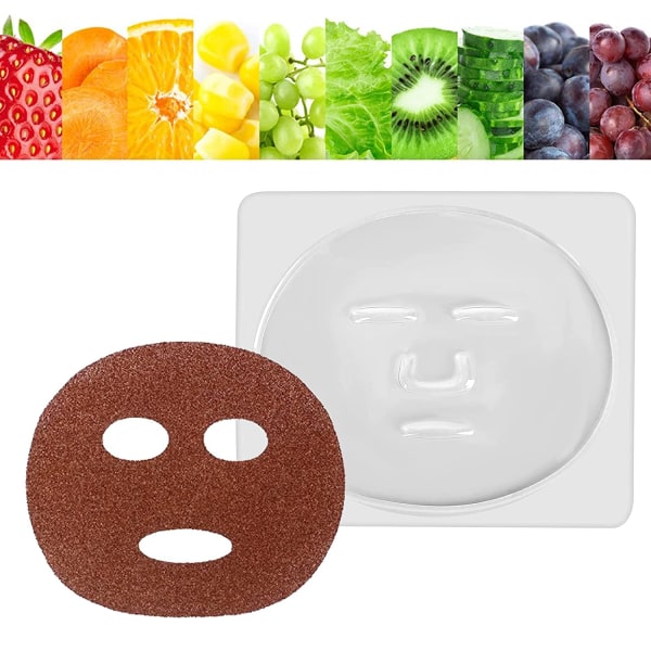 10 st Face Maker Mould Plate Making Form Återanvändbar ansiktsbehandling